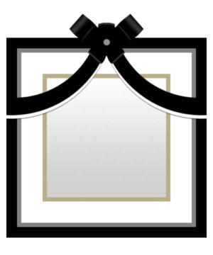 コラージュ用遺影額素材01