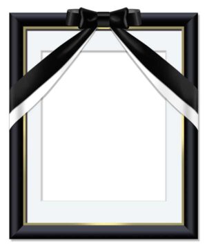 コラージュ用遺影額素材03