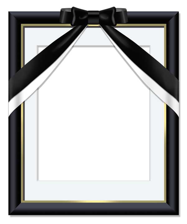 コラージュ用遺影額素材03