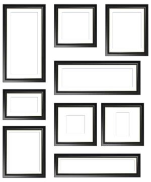 コラージュ用遺影額素材27