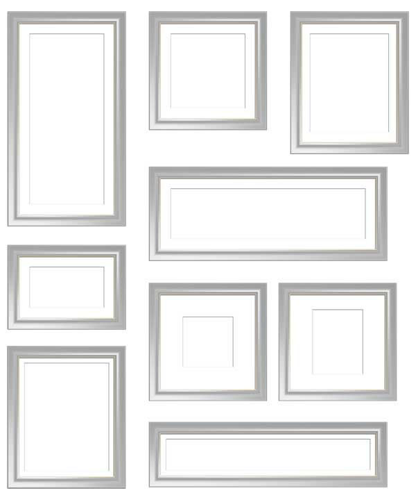 コラージュ用遺影額素材28