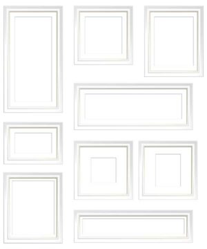 コラージュ用遺影額素材29