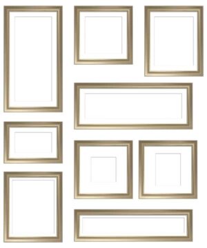 コラージュ用遺影額素材31