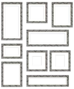 コラージュ用遺影額素材34