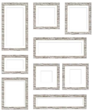 コラージュ用遺影額素材36