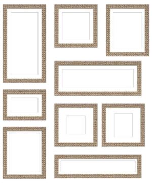 コラージュ用遺影額素材39