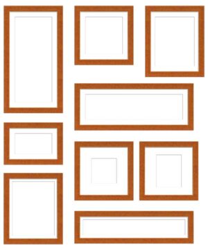 コラージュ用遺影額素材41