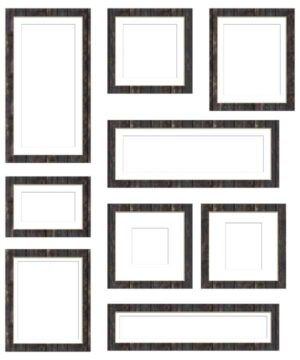 コラージュ用遺影額素材43