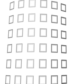 コラージュ用遺影額素材47